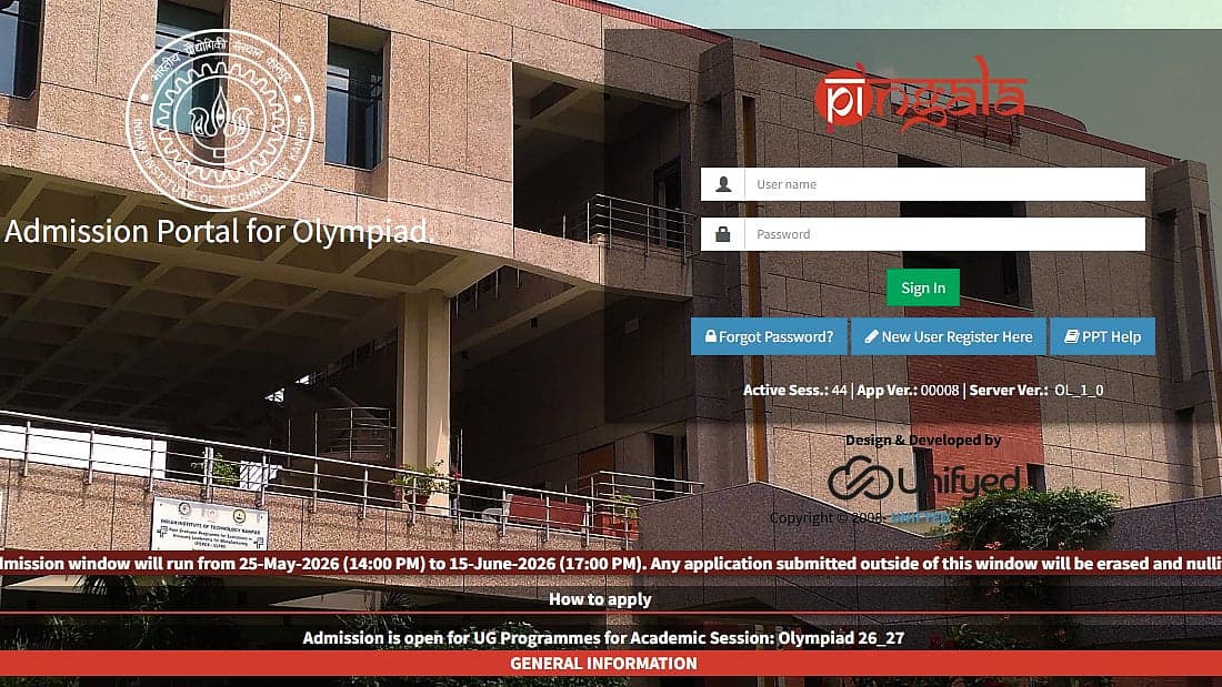 IIT Kanpur BTech, BS Admission 2026 Via Olympiad Channel Ends Today At iitk.ac.in; CBT Scheduled On June 24
